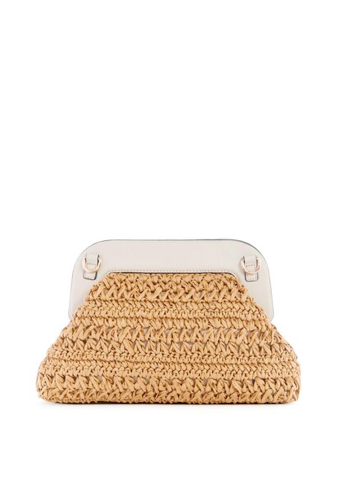 Guess Liguria Woven Crossbody Bag, Stone