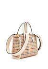 Guess Silvana Mini Tote Bag, Stone Multi