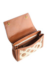 Guess Katey 4G Logo Print Crossbody Bag, Cognac