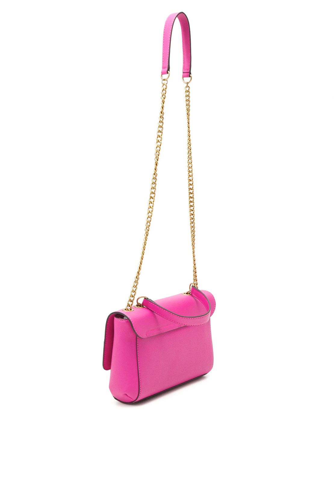 Guess Nell Crossbody Flap Bag, Fuchsia