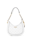 Guess Abey Small Hobo Shoulder Bag, White