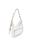 Guess Abey Small Hobo Shoulder Bag, White