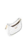 Guess Abey Small Hobo Shoulder Bag, White