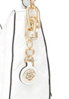 Guess Abey Small Hobo Shoulder Bag, White