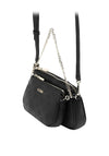 Guess Dayane Mini Double Pouched Embossed Bag, Black