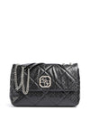 Guess Dilla Medium Quilted Compartmented Crossbody Bag, Black