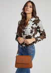 Guess Downtown Chic Shoulder Bag, Cognac