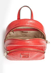 Guess Blane Patent Embossed Backpack, Red