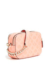 Guess Noelle Small Embossed Crossbody Bag, Coral