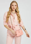 Guess Noelle Small Embossed Crossbody Bag, Coral