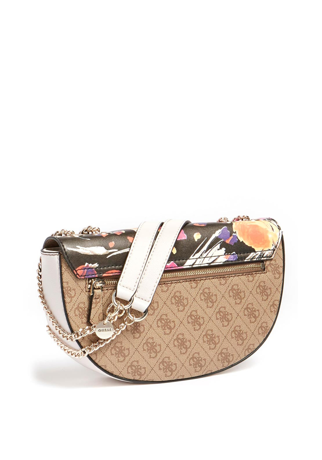 Guess Logo Vision Floral Shoulder Bag, Multi