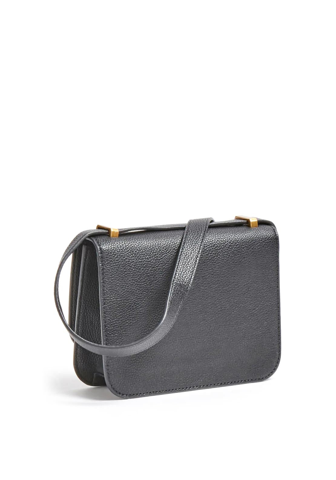 Guess Corily Mini Crocodile Crossbody Bag, Black