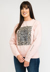 Guess Dagmar Graphic Print Sweatshirt, Pink