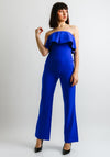 Guess Womens Sara Overlay Jumpsuit, Blue