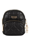 Guess Kamina Quilted Small Backpack Bag, Black