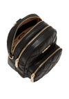 Guess Kamina Quilted Small Backpack Bag, Black