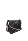 Guess Kamina Square Quilted Medium Shoulder Bag, Black
