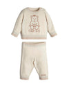Guess Baby Sweater and Joggers Set, Cream Multi