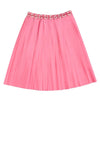 Guess Girls Logo Waist Pleated Skirt, Pink
