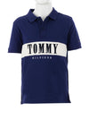 Tommy Hilfiger Boys Colour Block Polo Shirt, Navy