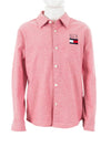 Tommy Hilfiger Boys Flag Oxford Shirt, Washed Crimson
