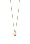 Guess LA Guessers Logo Necklace, Gold