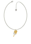 Guess ‘I Melt For You’ Pendant Necklace, Silver & Gold