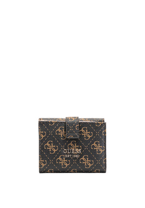 Guess Tyren SLG Mini 4G Wallet, Black & Brown