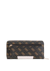 Guess Tyren SLG Large Zip Around 4G Wallet, Brown & Stone