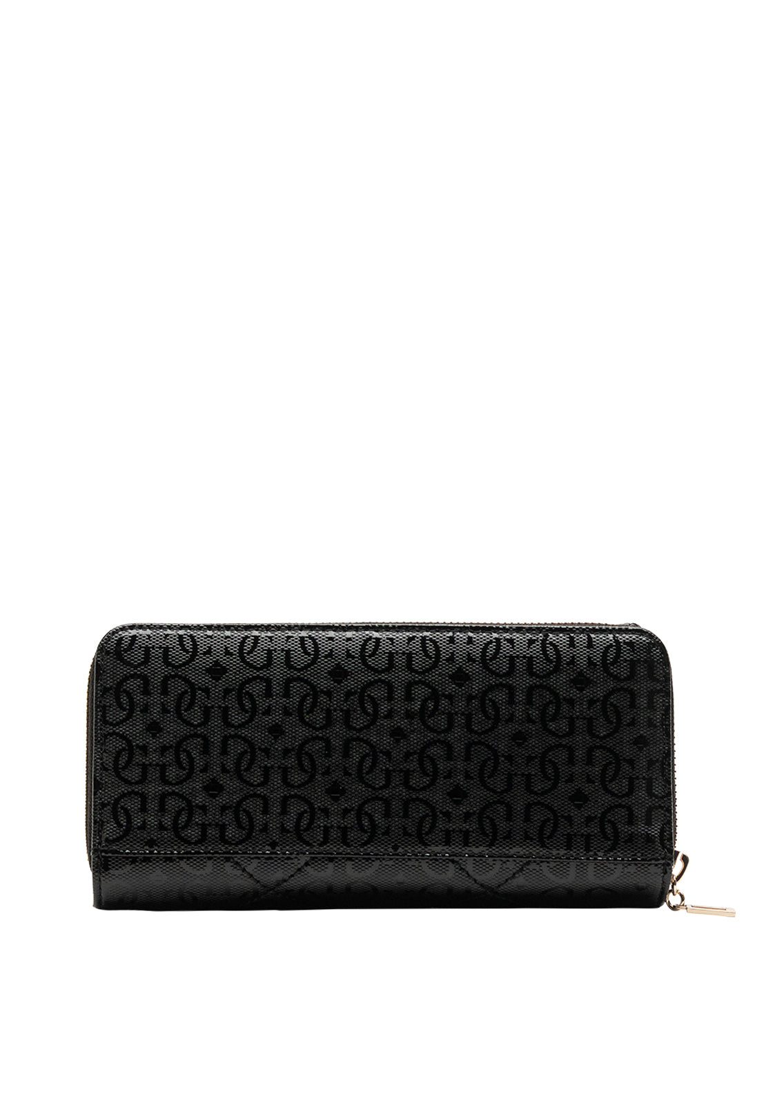 Guess Dilla SLG Large Zip Around Wallet, Black