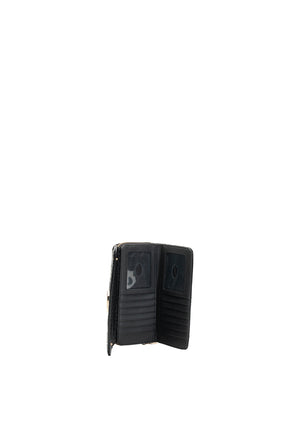 Guess Dilla SLG Large Zip Around Wallet, Black