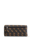 Guess Ambrose SLG Large Wallet, Brown & Blush