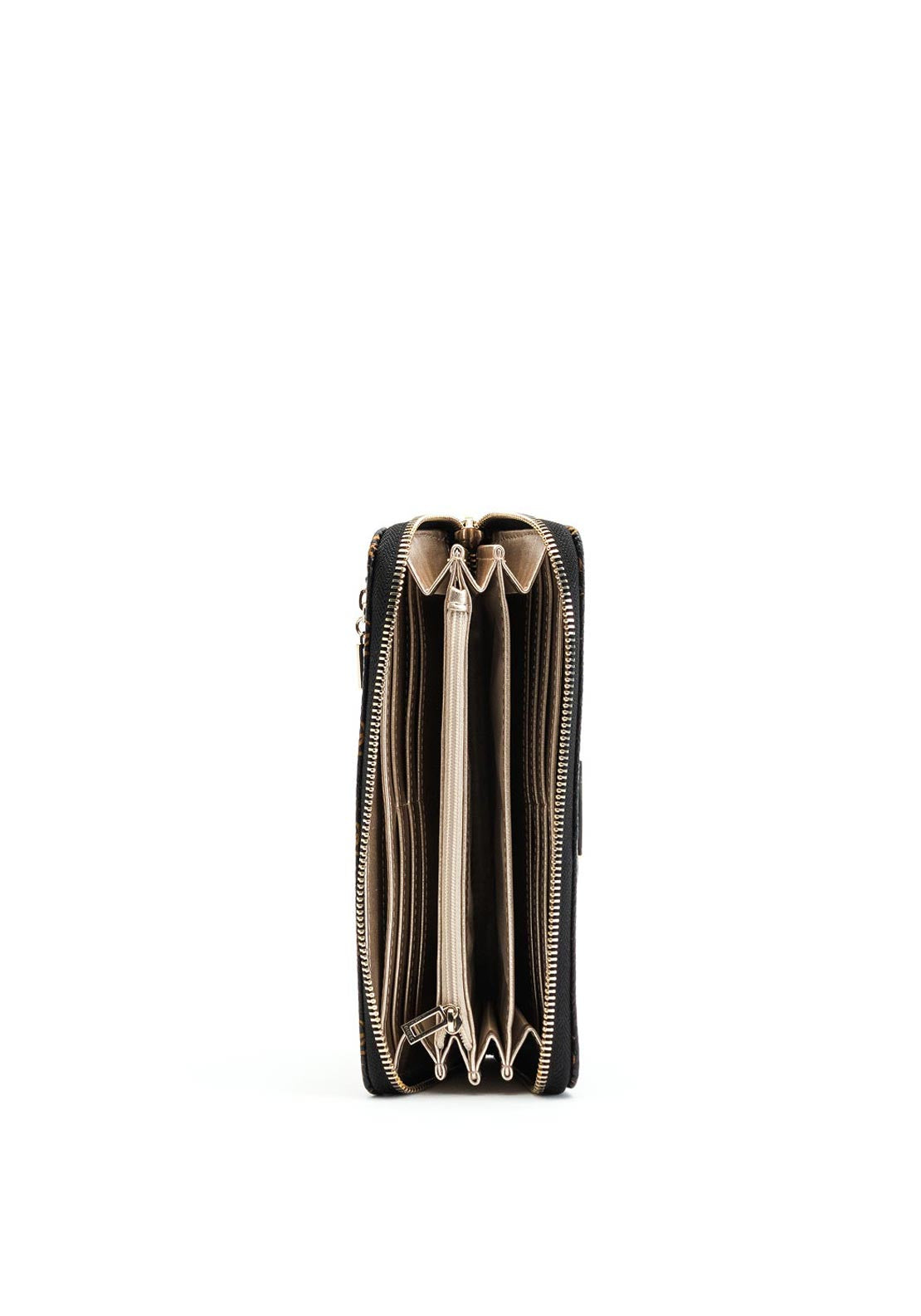 Guess Ambrose SLG Large Wallet, Brown & Blush