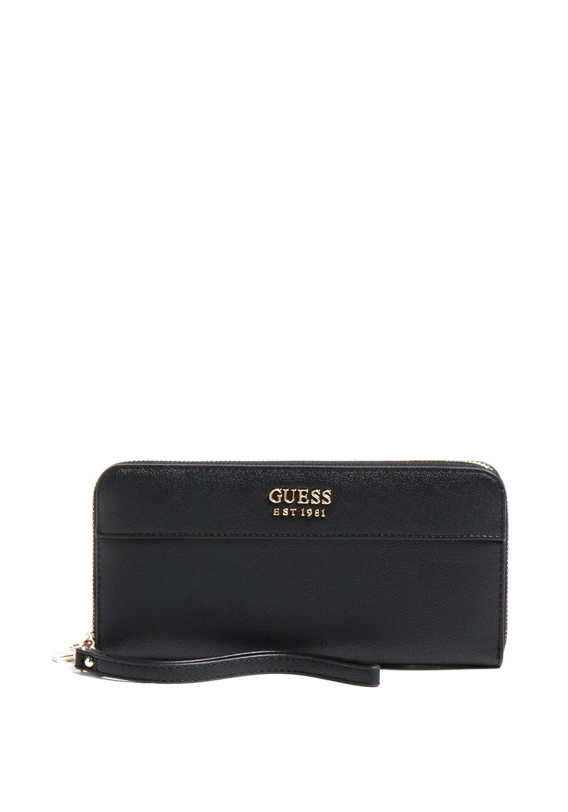 Guess Naya SLG Large Zip Around Wallet, Black