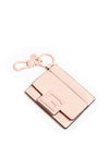 Guess Card Holder Key Chain, Blush Pink