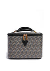 Guess Wilder Logo Beauty Travel Case, Black & Cognac