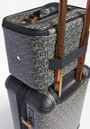 Guess Wilder Logo Beauty Travel Case, Black & Cognac