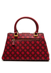 Guess Alva Girlfriend Satchel, Merlot Logo