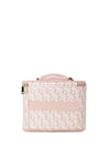 Guess Wilder Travel Vanity Case, Pale Rose Logo