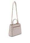 Guess Izzy High Society Medium Tote, Dove Logo