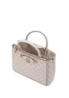 Guess Izzy High Society Medium Tote, Dove Logo