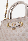 Guess Izzy High Society Medium Tote, Dove Logo