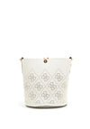 Guess Amara 4g Logo Bucket Bag, White