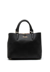 Guess Amara 4G Logo Satchel Bag, Black