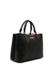 Guess Amara 4G Logo Satchel Bag, Black