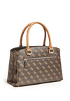 Guess Tyren Medium 4G Print Tote Bag, Brown & Black