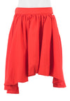 Guess Girls High Low Soft Pleat Skirt, Red