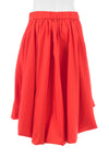 Guess Girls High Low Soft Pleat Skirt, Red