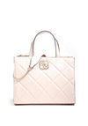 Guess Dilla Quilted Large Compartment Bag, Blush Pink