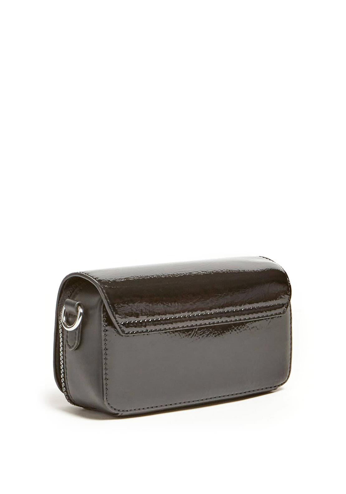 Guess Picnic Flap Over Crossbody Bag, Black